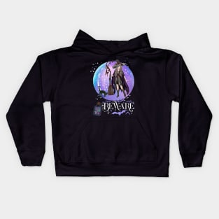 Magic Witch Tarot cards Beware potion witchy hat Witchcraft astrology Halloween Kids Hoodie